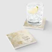 2 Korintiërs 5:7 We lopen door geloof Bijbel Verse Stenen Onderzetter (Zijkant)