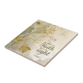 2 Korintiërs 5:7 We lopen door geloof Bijbel Verse Tegeltje (Zijkant)