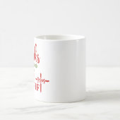 2 Korintiërs 9:15 Bedankt zij met de Schrift Koffiemok (Center)