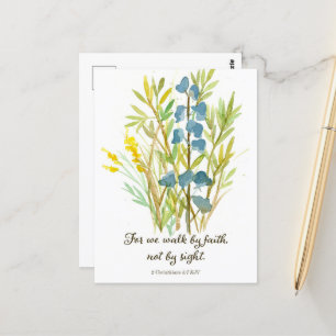 2 Korintiërs lopen door het geloof Schrift gebed K Briefkaart