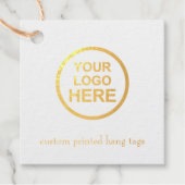 2" Kraft Custom Square Hang Labels met String (Voorkant)