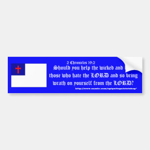 2 Kronieken 19:2 ;versie II Bumpersticker