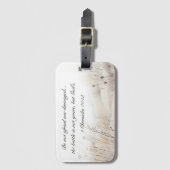 2 Kronieken 20:15 De strijd is Gods Bijbelvers Bagagelabel (Voorkant (verticaal))