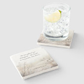 2 Kronieken 20:15 De strijd is Gods Bijbelvers Stenen Onderzetter (Zijkant)