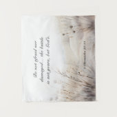 2 Kronieken 20:15 De strijd is Gods Bijbelvers Wandkleed (Voorkant)