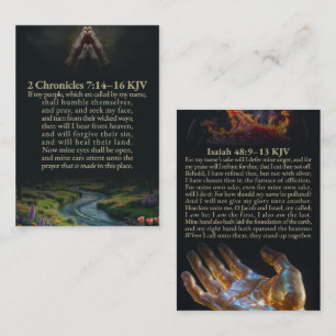 2 Kronieken 7:14-16 en Jesaja 48:9-13 Statenvertal Visitekaartje