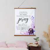 2 Kronieken 7:14 Als mijn volk Christelijk bidt Hangend Wandkleed (Slaapkamer)