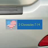 2 Kronieken 7:14 Bumpersticker (Op auto)