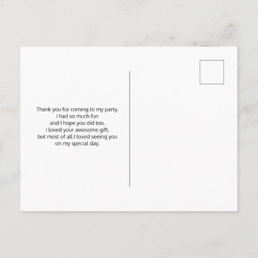 2 Kute Little Red Foxes Bedankt Briefkaart (Achterkant)