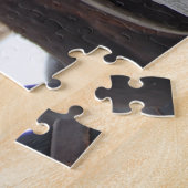 2 Kute paarden Kauwend op een omheining Post Legpuzzel (Zijkant)