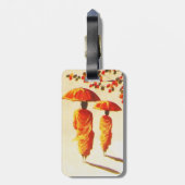 2 Laotiaanse boeddhistische monniken Bagagelabel (Achterkant verticaal)