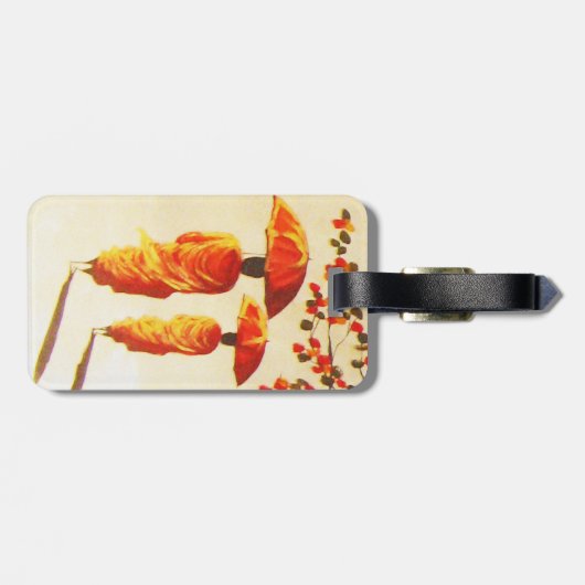 2 Laotiaanse boeddhistische monniken Bagagelabel (Achterkant horizontaal)