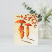 2 Laotiaanse boeddhistische monniken Briefkaart (Staand voorkant)