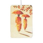 2 Laotiaanse boeddhistische monniken Luchtverfrisser (Voorkant)