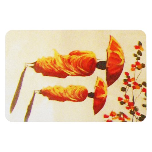 2 Laotiaanse boeddhistische monniken Magneet (Horizontaal)