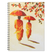 2 Laotiaanse boeddhistische monniken Notitieboek (Voorkant)