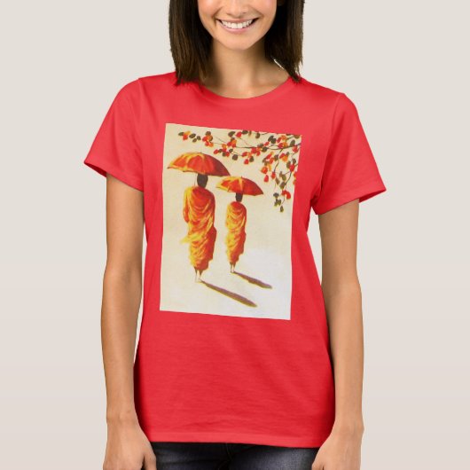 2 Laotiaanse boeddhistische monniken T-shirt (Voorkant)