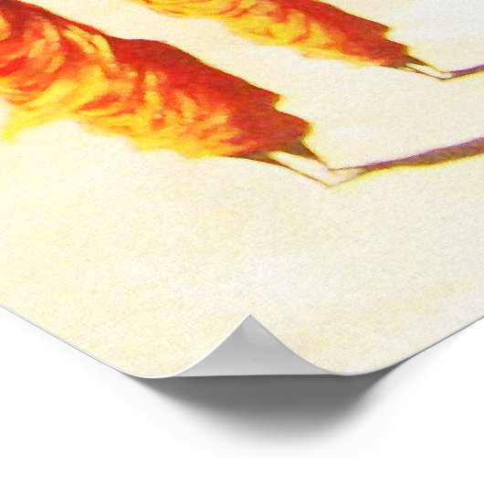 2 Laotian Buddhist Monks Poster (Hoek)