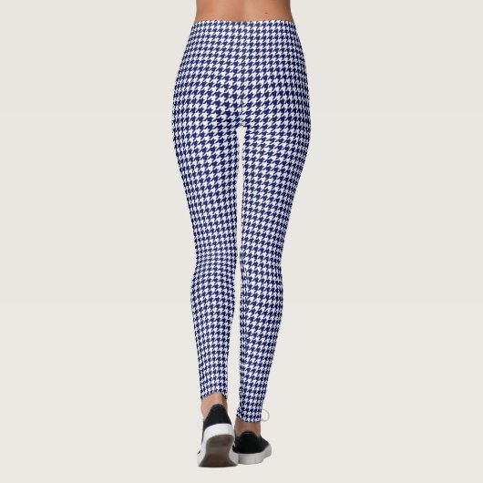 2 Layer - Houndstooth White DIY BG NB Leggings (Achterkant)