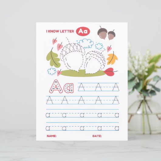 2 Learn To Spell Letter A Teacher Home Schooling (Staand voorkant)