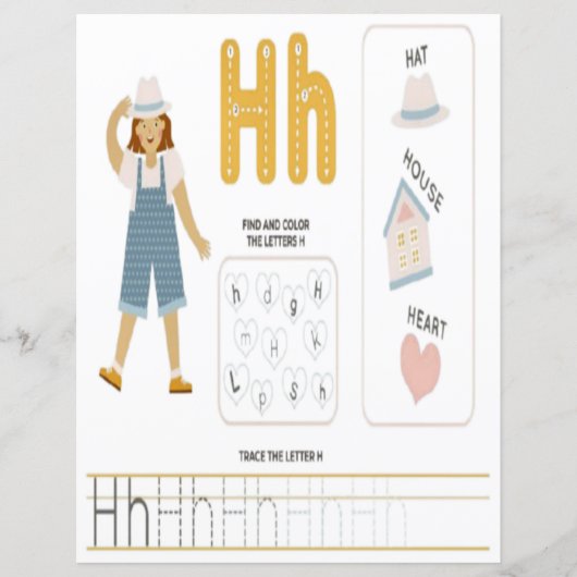 2 Learn To Spell Letter H Teacher Home Schooling (Voorkant)