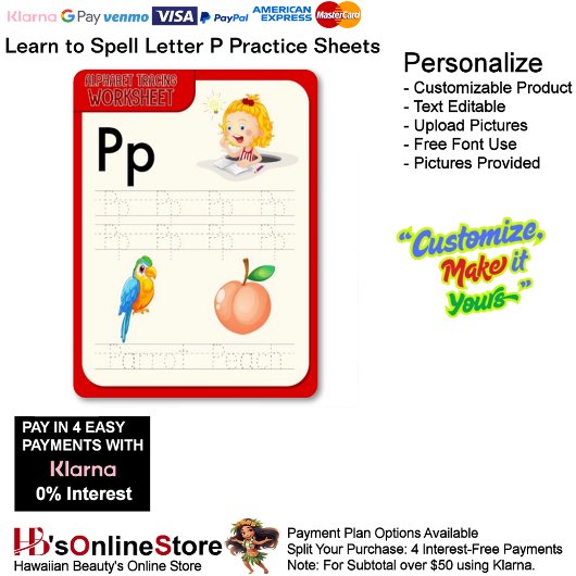 2 Learn To Spell Letter P Teacher Home Schooling