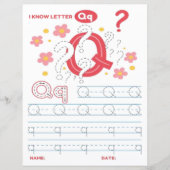 2 Learn To Spell Letter Q Teacher Home Schooling (Voorkant)