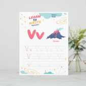 2 Learn To Spell Letter V Teacher Home Schooling (Staand voorkant)