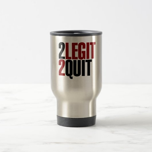 2 Legit 2 Quit Funny 80s Reisbeker (Center)