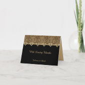 #2 Leopard Print Gouden Diamanten Bedankt (Voorkant)