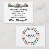 #2 - Leraar Visitekaartje - Zie omgekeerd - SRF (Voorkant / Achterkant)