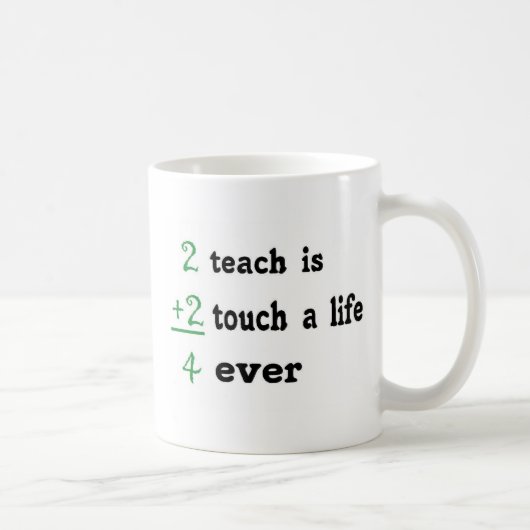 2 les is 2 aanraking met een leven 4 ooit koffiemok (Rechts)