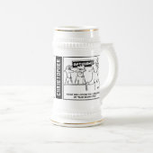 2 Leuke Optician Thema Cartoons om te personaliser Bierpul (Voorkant rechts)