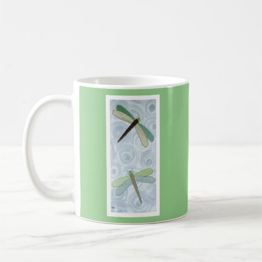 2 libellen #1 koffiemok (Links)