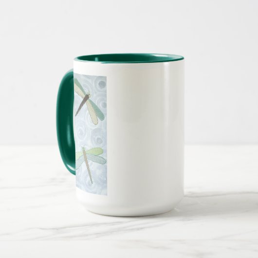 2 libellen #1 mok (Voorkant links)