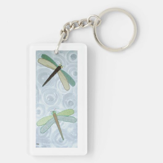 2 libellen #1 sleutelhanger (achterkant)