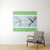 2 libellen #1 wandkleed (In Situ (horizontaal))