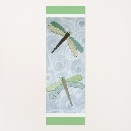 2 libellen #1 yogamat (Voorkant)