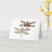 2 libellen kaart (Gele Bloem)