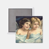 2 Little Angels Draped in Blue - Magnet (Voorkant / Achterkant)