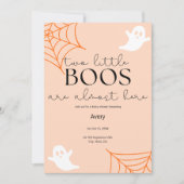 2 Little Boos Twin Baby shower Kaart (Voorkant)