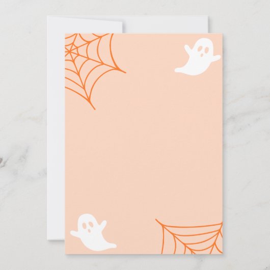 2 Little Boos Twin Baby shower Kaart (Achterkant)