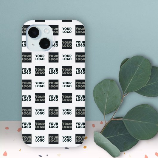 2 Logo's eenvoudige herhalende Logo | Wit Case-Mate iPhone Case