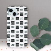 2 Logo's eenvoudige herhalende Logo | Wit Case-Mate iPhone Case