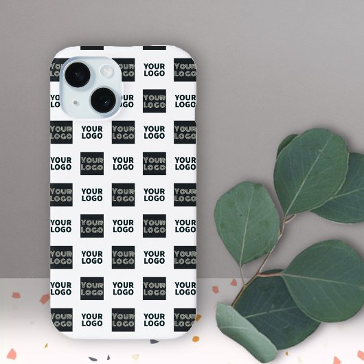 2 Logo's eenvoudige herhalende Logo | Wit Case-Mate iPhone Case