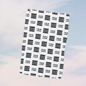 2 Logo's eenvoudige herhalende Logo | Wit Golfhanddoek