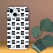 2 Logo's Eenvoudige Herhalende Logo's | Wit Case-Mate iPhone Case