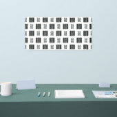 2 Logo's Eenvoudige Herhalende Logo's | Wit Spandoek (Beurs)