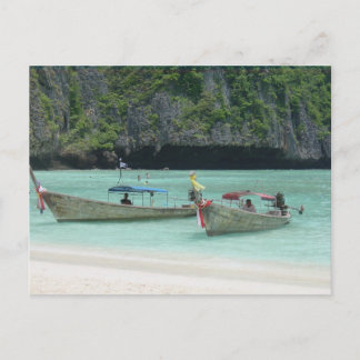 2 Longtail boats - Phi Phi Islands, Thailand Briefkaart