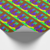 2 look-out-mermaidpatroonpapier cadeaupapier (Hoek)